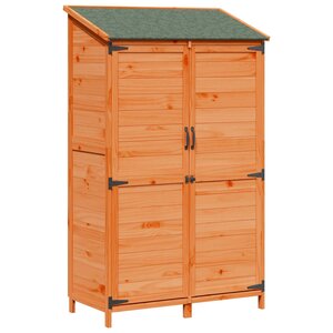 vidaXL Abri de jardin Marron 106 5 x 56 x 176 cm Bois d'ingénierie