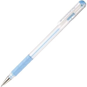 Roller encre gel pastel hybrid gel grip  bleu ciel x 12 pentel