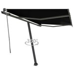 vidaXL Auvent automatique sur pied 350x250 cm Anthracite