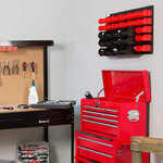 Tectake etagère murale avec 30 bacs de rangement