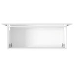 vidaXL Armoire de salle de bain avec miroir blanc bois d'ingénierie
