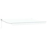 vidaXL Auvent Blanc 450 x 300 x 165 cm Polyester et métal