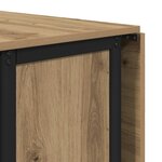 vidaXL Table à manger pliante avec roulettes 130 x 80 x 76 5 cm