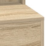 vidaXL Coiffeuse Chêne sonoma 100 x 41 x 135 cm Bois d'ingénierie