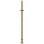 vidaXL Portail de jardin 105x130 cm acier corten conception de carré