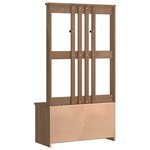 vidaXL Portemanteau SANDNES 87x40x159 5 cm bois massif pin