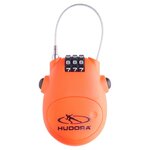 Hudora 14492 - Cadenas à câble et combinaison numérique