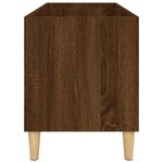 vidaXL Armoire à disques chêne marron 74 5x38x48 cm bois d'ingénierie