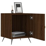 vidaXL Tables de chevet 2Pièces chêne marron 40x40x50cm bois d'ingénierie