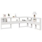 vidaXL Tête de lit de bibliothèque forme de L 135 cm bois massif pin