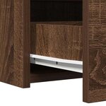 vidaXL Table de Toilette Marron 60 x 40 x 70 cm Bois d'ingénierie
