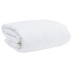 vidaXL Couette Other avec oreiller 3 Pièces Blanc 200 x 200 cm Bas