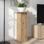 vidaXL Support de Plante 2 pièces Chêne artisanal 30 5 x 30 x 80 5 cm