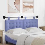 vidaXL Tête de lit suspendue Tissu