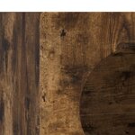 vidaXL Buffet Chêne fumé 40 x 35 x 100.5 cm Bois d'ingénierie