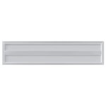 vidaXL Étagères murales 2 Pièces 100x23 5x3 cm argenté acier inoxydable