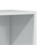 vidaXL Bibliothèque blanc brillant 40x24x176 cm bois d'ingénierie