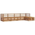 vidaXL Ensemble de canapés d'extérieur 5 pc Naturel