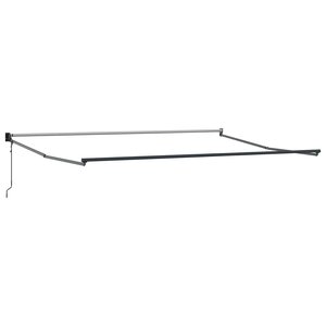 vidaXL Cadre de store rétractable électrique Anthracite 4 x 2 m