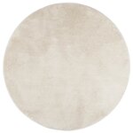 vidaXL Tapis OVIEDO à poils courts beige Ø 200 cm
