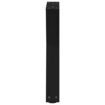 vidaXL Pieds de table basse 2 pièces Noir 38 x (42-43 3) cm Acier
