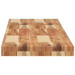 vidaXL Étagères flottantes 2 Pièces 140x30x4 cm acacia massif à l'huile