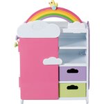 Zapf Creation 836040 - Baby born Armoire arc-en-ciel pour poupées