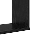 vidaXL Étagère Murale Chêne Noir 100x20x53 cm Bois Contreplaqué