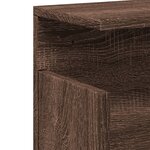 vidaXL Armoire murale 60x20x30 cm chêne marron bois d'ingénierie