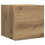 vidaXL Ensemble meuble TV 3 Pièces Chêne artisanal Bois d'ingénierie