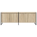 vidaXL Meuble TV Sonoma 140 x 36 x 49.5 cm Bois d'ingénierie