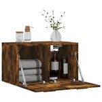 vidaXL Armoire murale Chêne fumé 60x36 5x35 cm Bois d'ingénierie