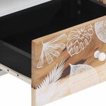 vidaXL Meuble TV 105x33 5x46 cm bois massif de manguier