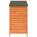 vidaXL Abri de jardin Marron 59 x 56 x 113 5 cm Bois de Sapin Massif