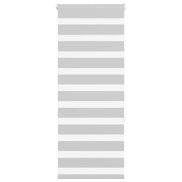 vidaXL Store zèbre gris clair largeur du tissu 60 9 cm polyester