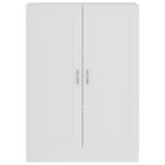 vidaXL Bibliothèque Blanc 82 5x30 5x115 cm Bois d'ingénierie