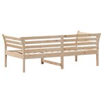 vidaXL Lit de jour sans matelas 75x190 cm bois de pin massif