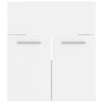 vidaXL Armoire d'évier Blanc 41x38 5x46 cm Bois d’ingénierie