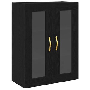 vidaXL Meuble mural Chêne noir 69 5 x 34 x 90 cm Bois d'ingénierie