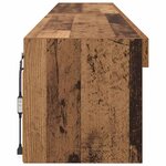 vidaXL Ensemble meuble TV avec LED Bois ancien Bois d'ingénierie