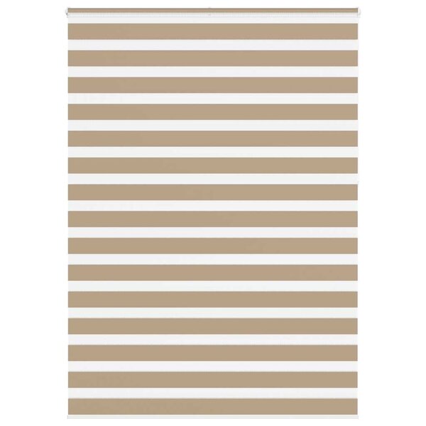 vidaXL Store zèbre marron sable largeur du tissu 160 9 cm polyester