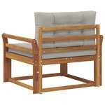 vidaXL Sofa de milieu extérieur Naturel