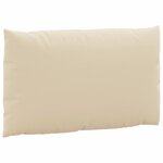 vidaXL Coussins de palette lot de 2 beige tissu oxford