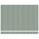 vidaXL Auvent rétractable électrique Vert et blanc 3 5 x 2 5 m