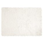 vidaXL Tapis en fausse Tafalla Blanc 240 x 340 cm Polyester
