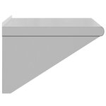 vidaXL Étagère murale 50x45x31 cm argenté acier inoxydable