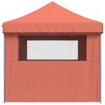 vidaXL Tente de fête 279 x 410 x 315 cm Terre cuite Tissu Oxford
