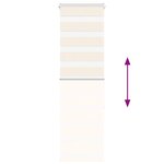 vidaXL Store zèbre beige marbré largeur du tissu 45 9 cm polyester