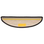 vidaXL Tapis d'escalier autocollants 15 Pièces 56x17x3 cm Anthracite