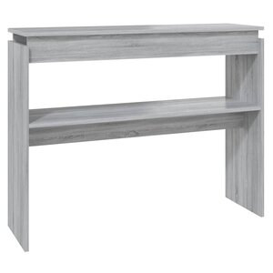 vidaXL Table console Sonoma gris 102x30x80 cm Bois d'ingénierie